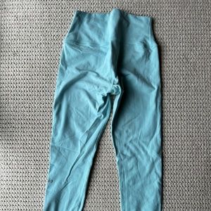 HIGH-WAIST AIRBRUSH LEGGING - BLUE QUARTZ